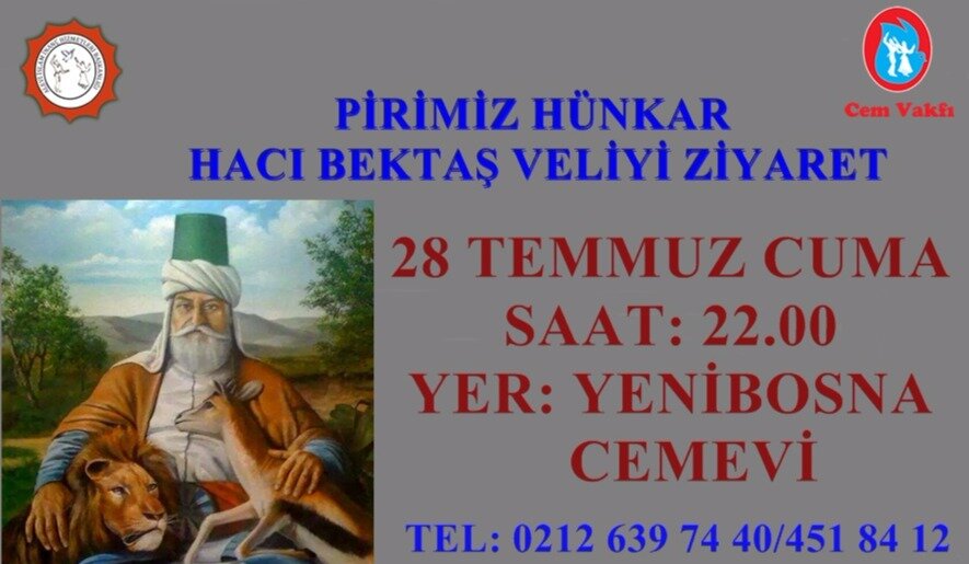 PİRİMİZ HACI BEKTAŞ VELİYİ ZİYARETE GİDİYORUZ